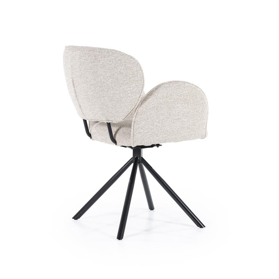 Stoel Rosalin – taupe Moon
