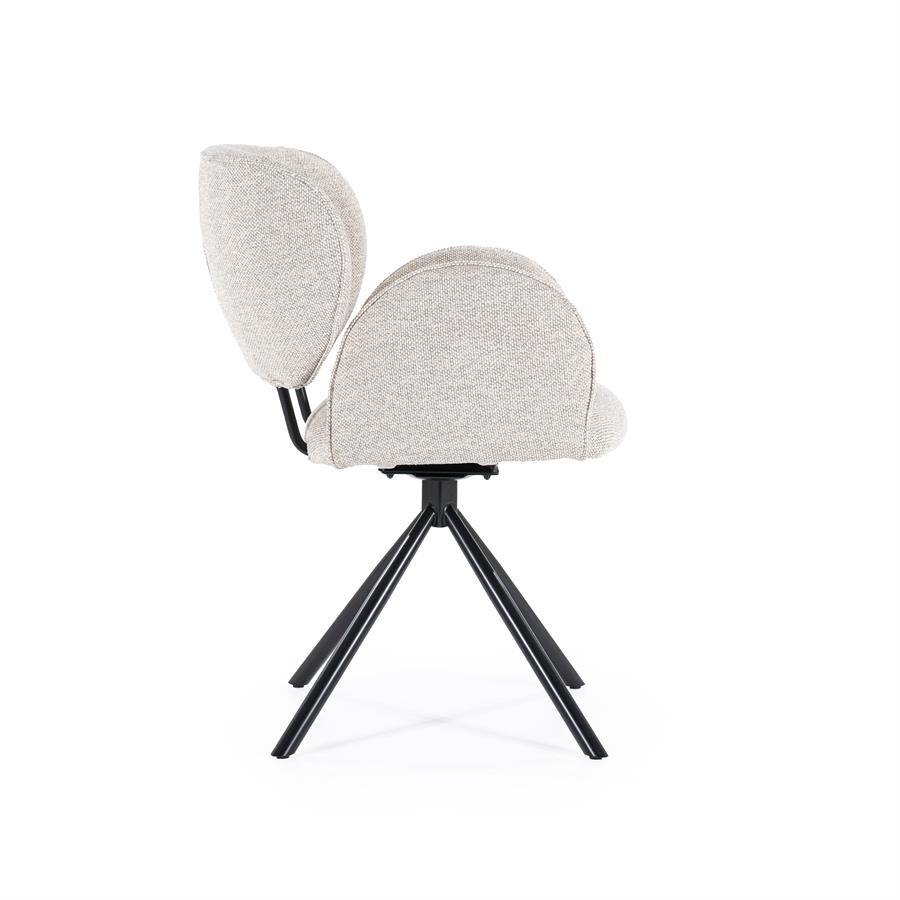 Stoel Rosalin – taupe Moon