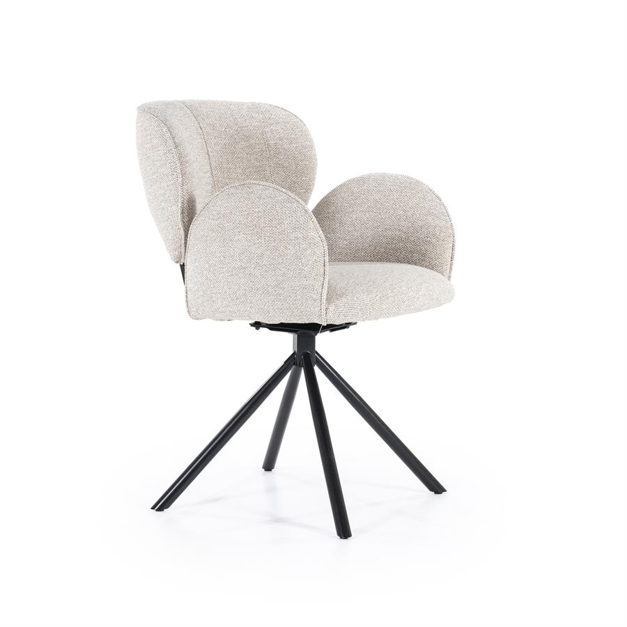 Stoel Rosalin – taupe Moon