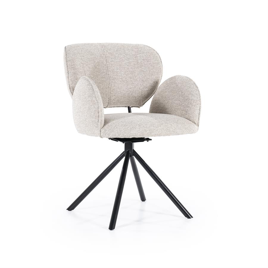 Stoel Rosalin – taupe Moon