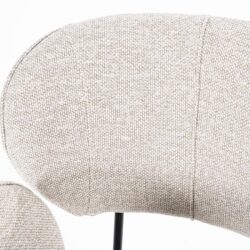 Stoel Rosalin – taupe Moon