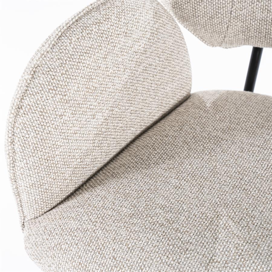 Stoel Rosalin – taupe Moon
