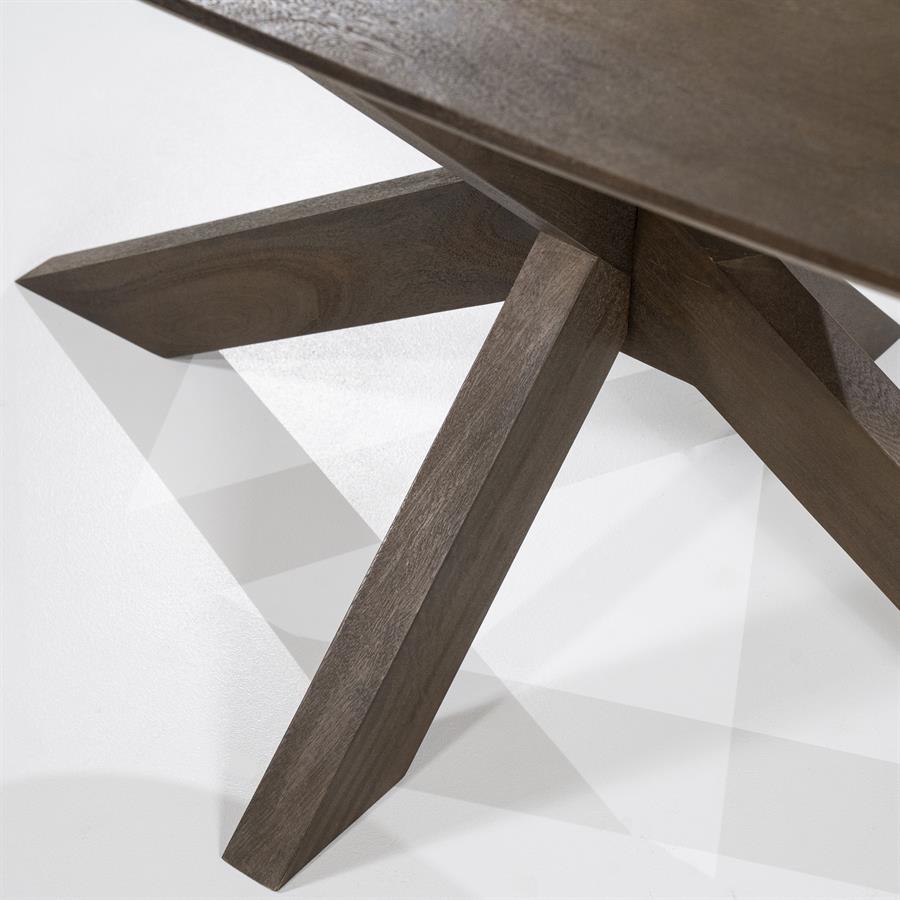 Eettafel Nikki 200×100 – bruin
