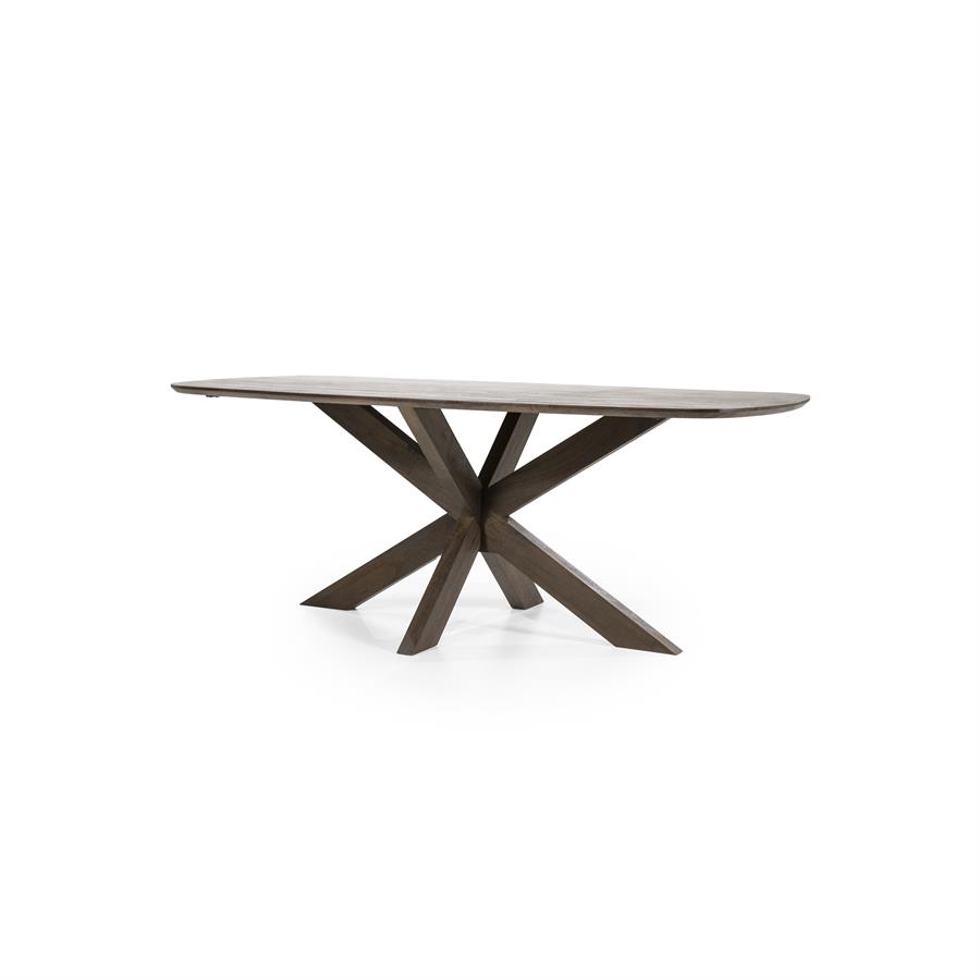 Eettafel Nikki 200×100 – bruin