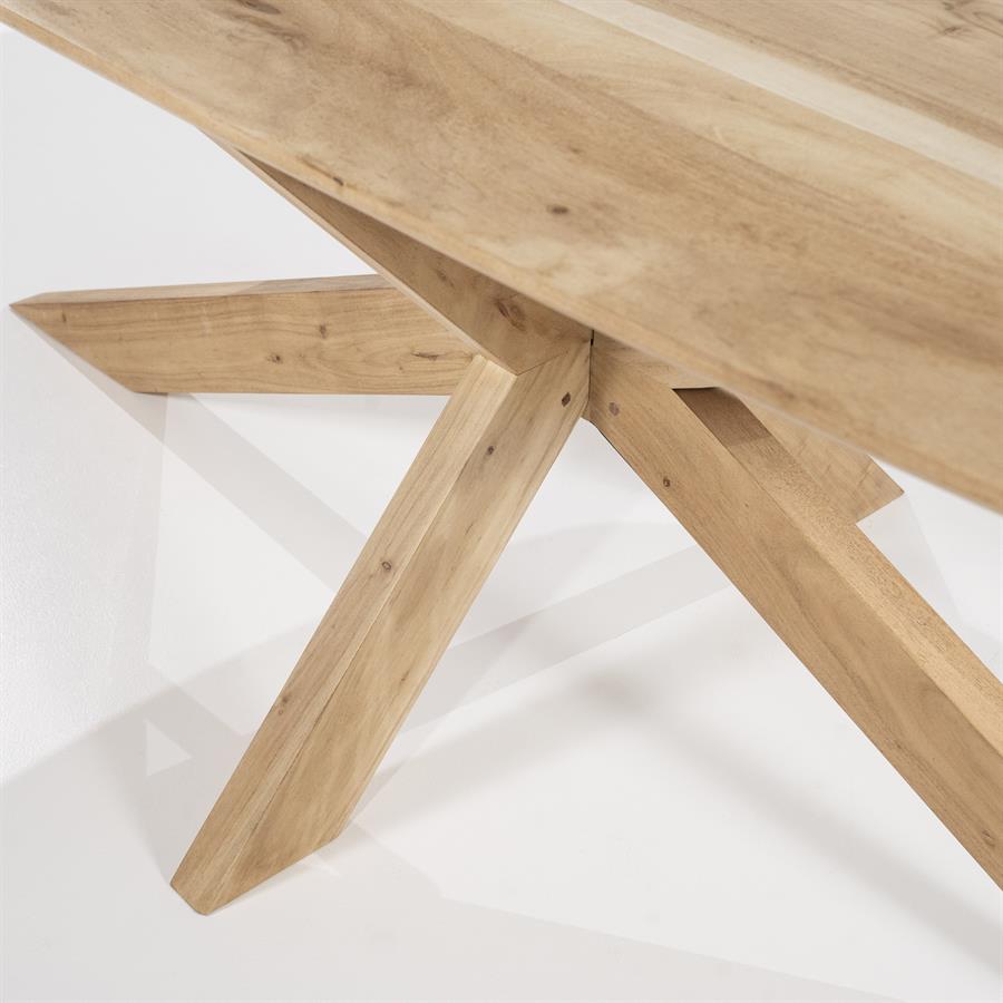 Eettafel Nikki 240×100 – naturel