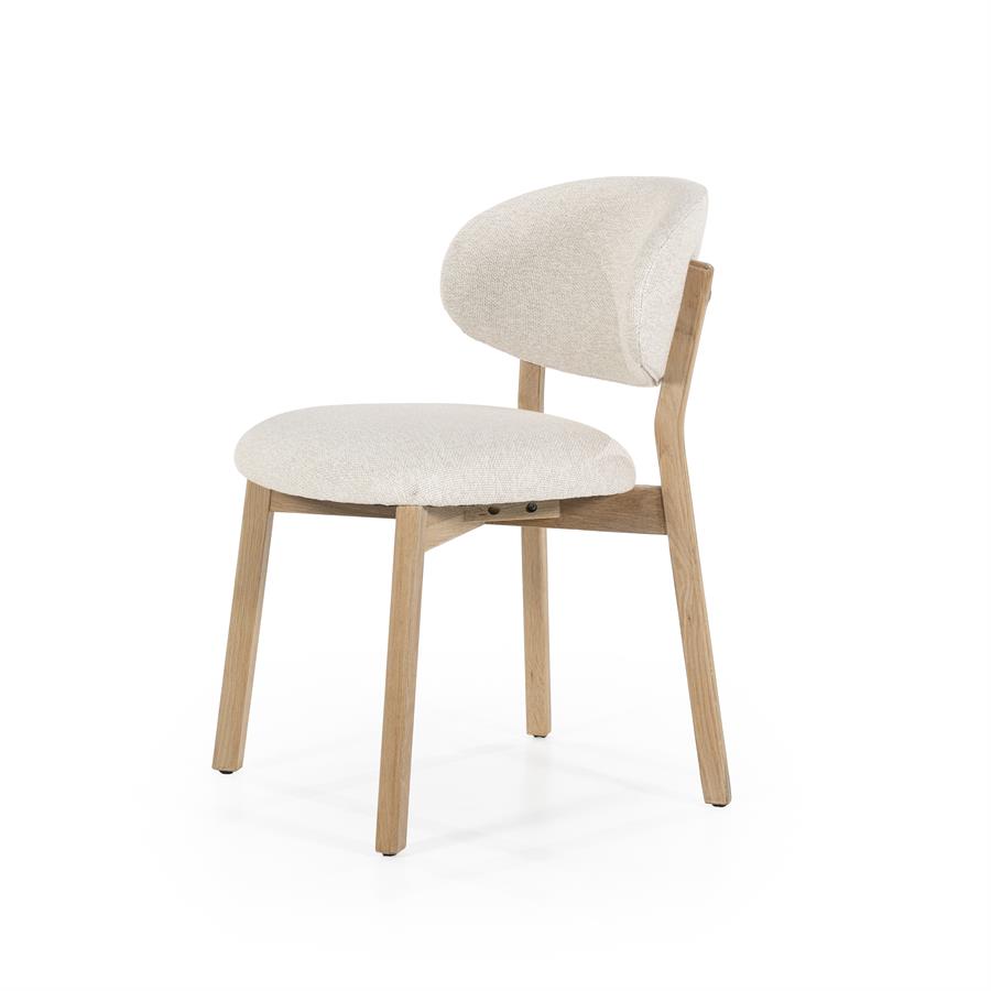 Stoel Mikky naturel – beige Moon