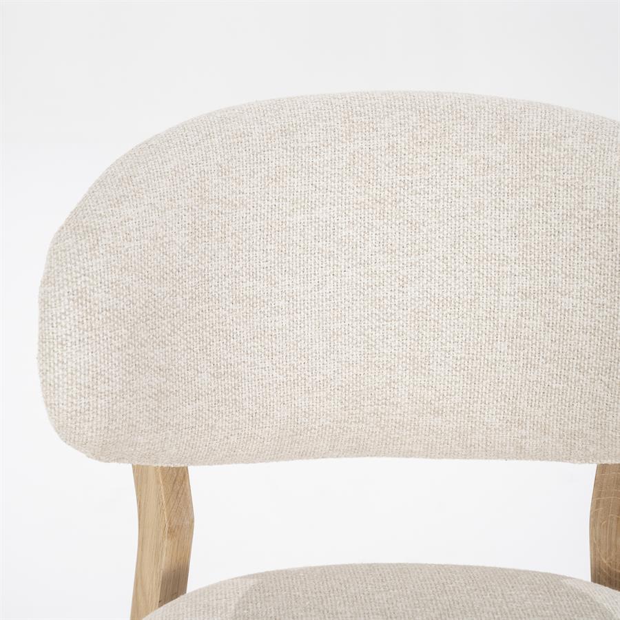 Stoel Mikky naturel – beige Moon