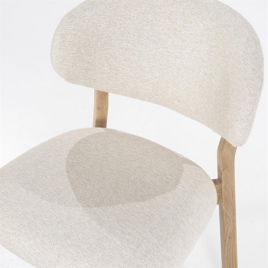 Stoel Mikky naturel – beige Moon