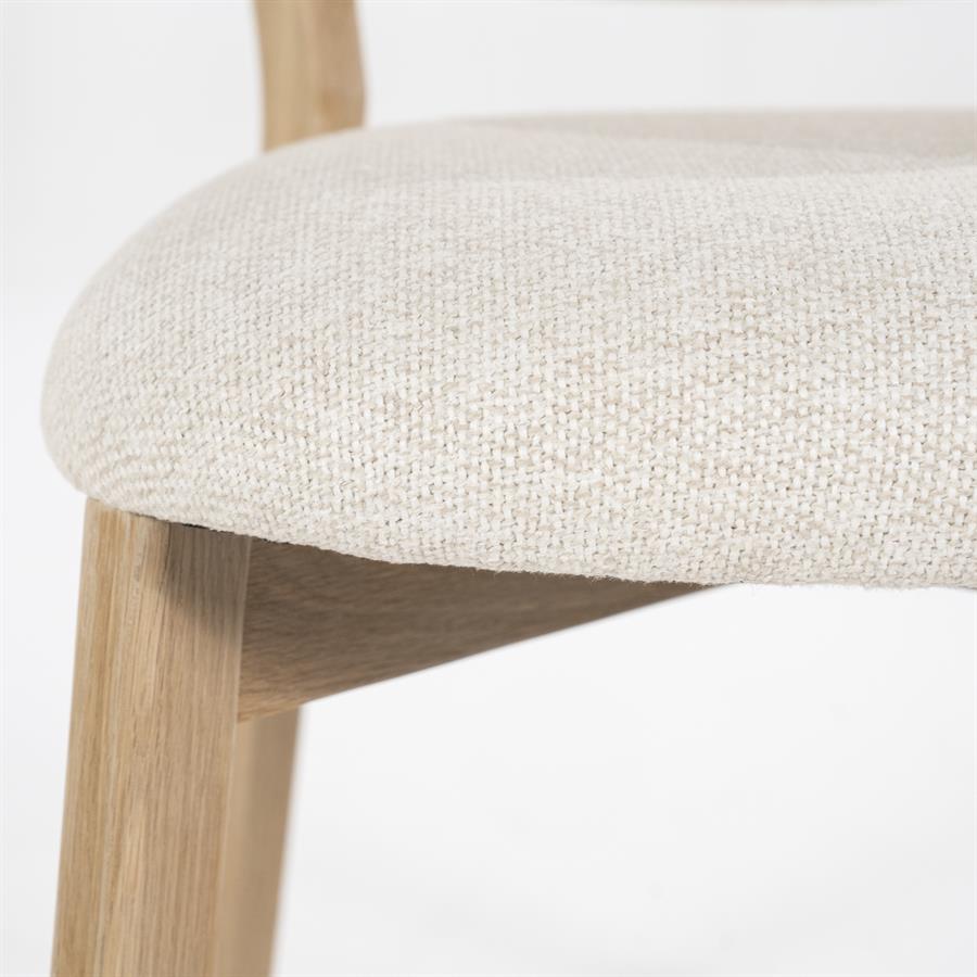 Stoel Mikky naturel – beige Moon