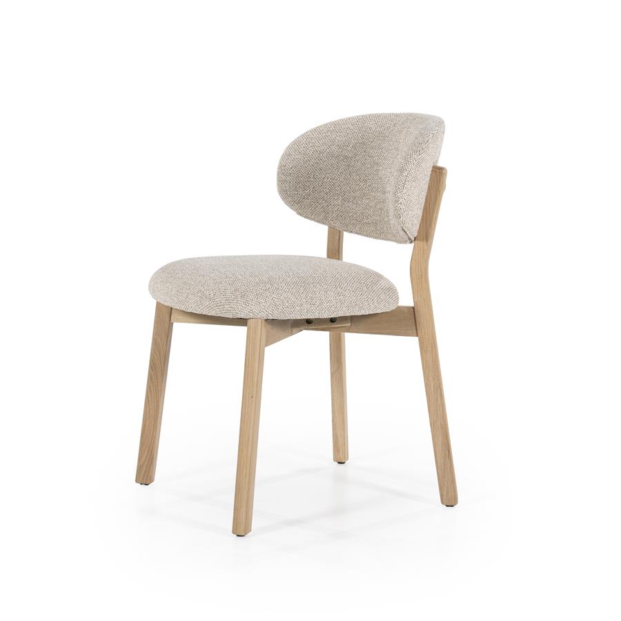 Stoel Mikky naturel – taupe Moon