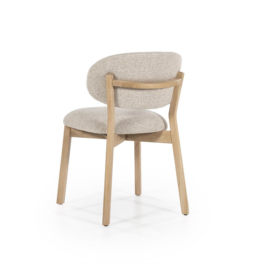 Stoel Mikky naturel – taupe Moon