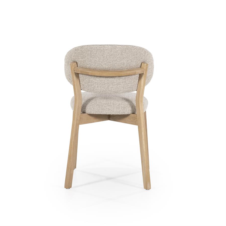 Stoel Mikky naturel – taupe Moon