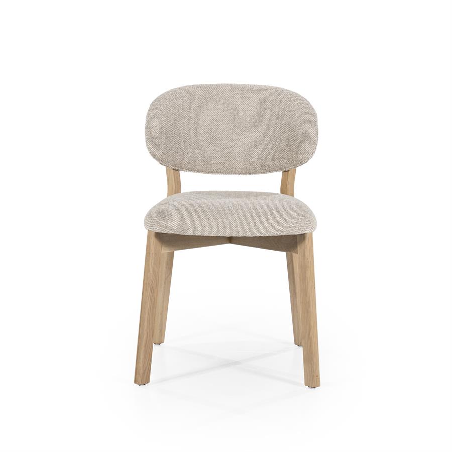 Stoel Mikky naturel – taupe Moon