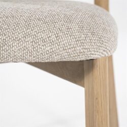 Stoel Mikky naturel – taupe Moon