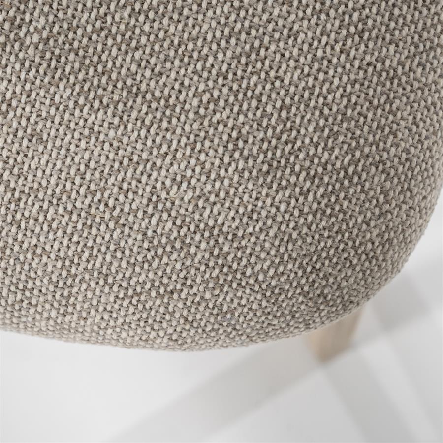 Stoel Mikky naturel – taupe Moon