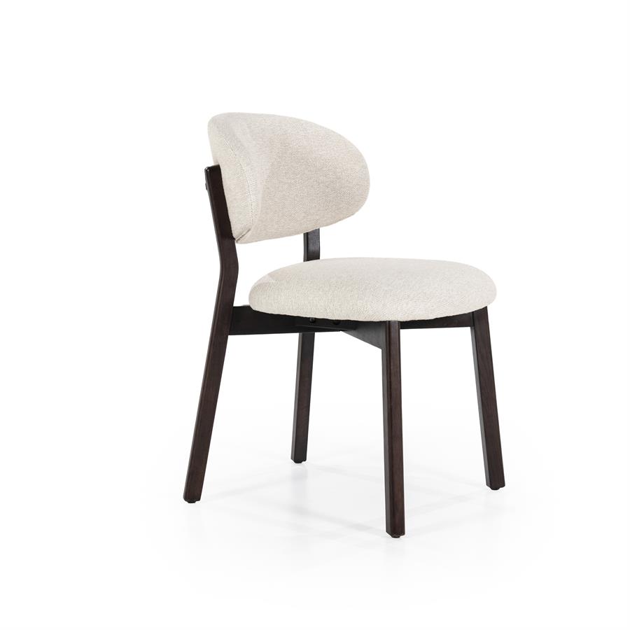 Stoel Mikky bruin – beige Moon