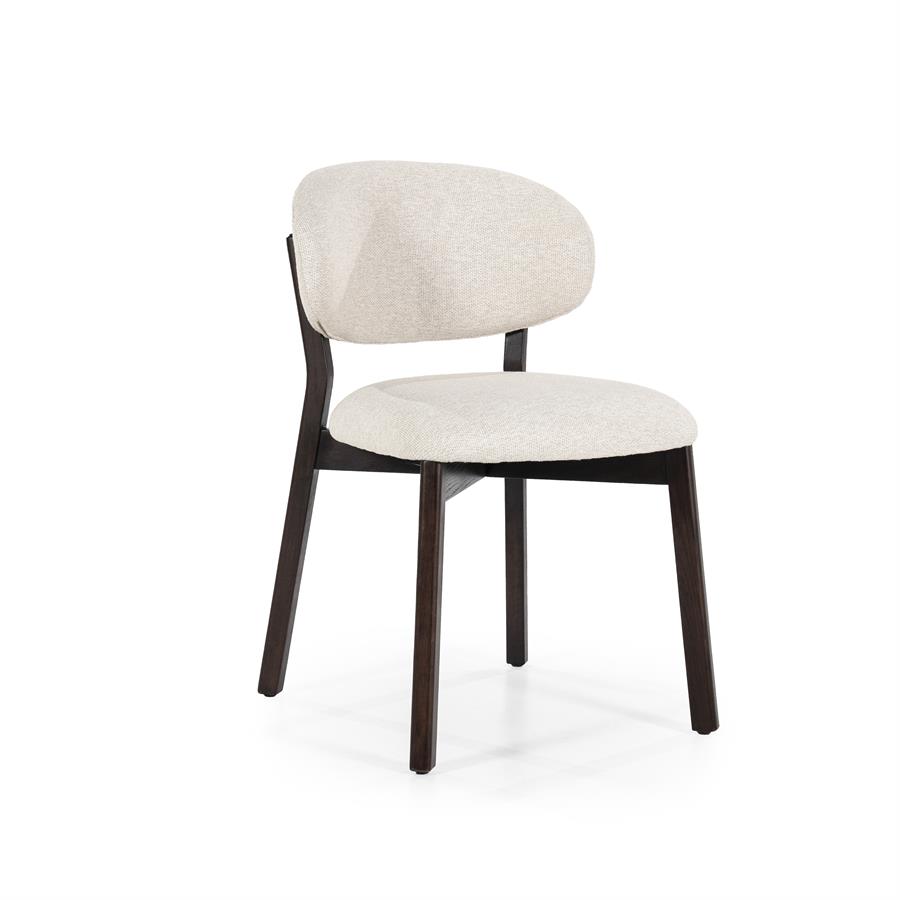 Stoel Mikky bruin – beige Moon