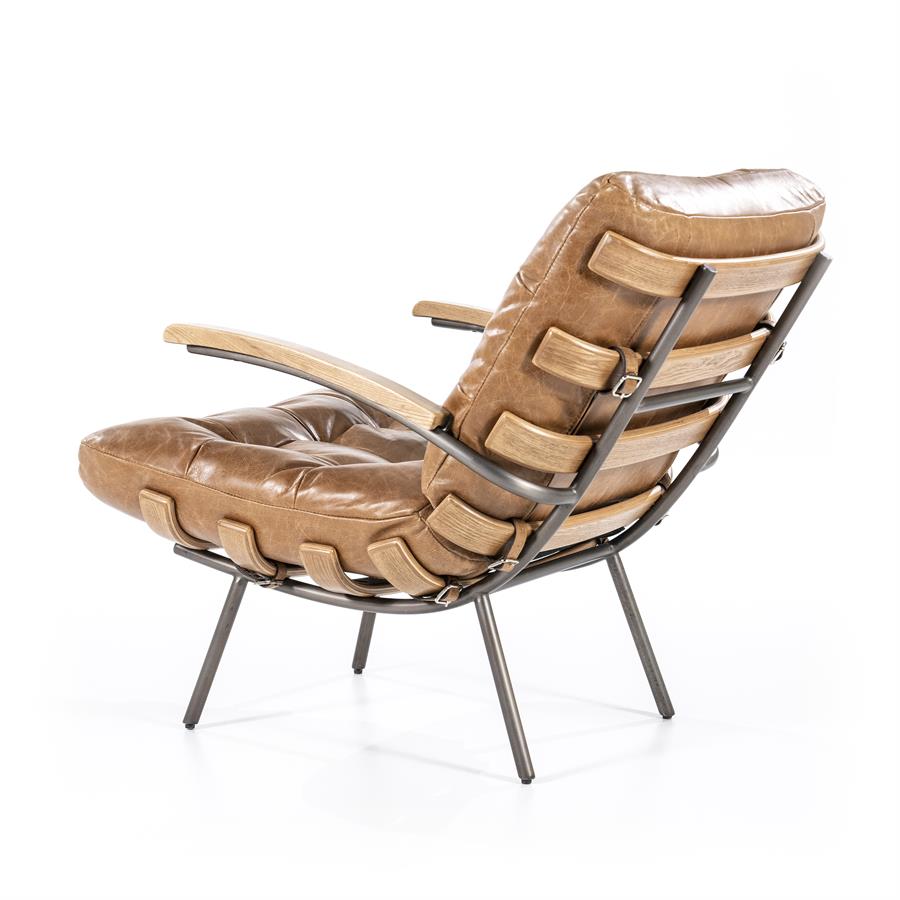 Fauteuil Bastiaan – cognac java leder