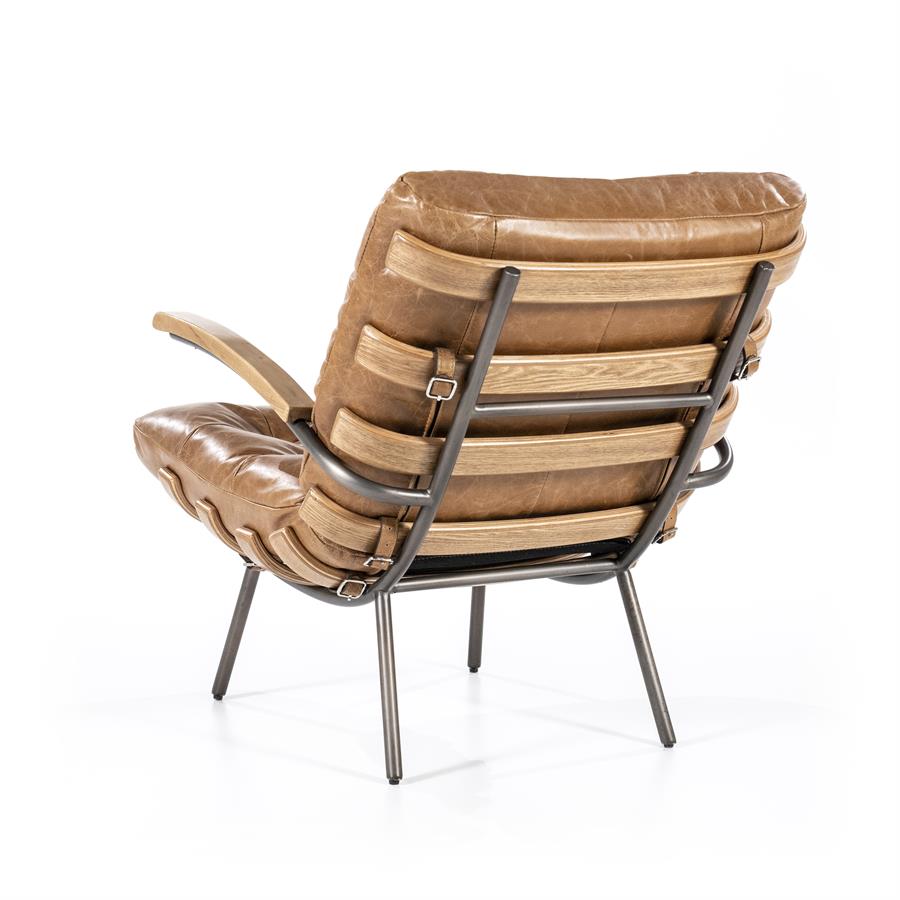 Fauteuil Bastiaan – cognac java leder