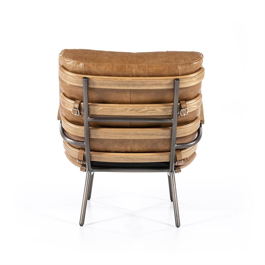 Fauteuil Bastiaan – cognac java leder