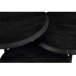 Salontafel Ohio Black | 70 cm| set van 3