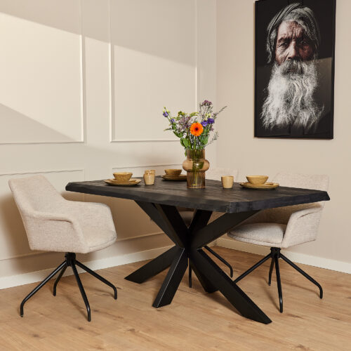 Trunk table Boston Black | 160 cm