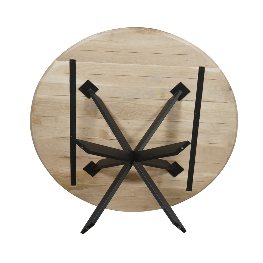 Eiken eettafel Ferris | Rond 150 cm | Naturel