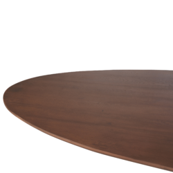 Eiken eettafel Ferris | Ovaal 210 cm | Walnoot