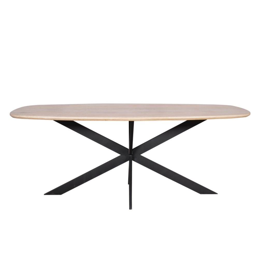 Eiken eettafel Ferris | Deens Ovaal 240 cm | Naturel