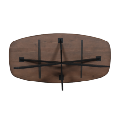 Eiken eettafel Ferris | Deens Ovaal 200 cm | Walnoot