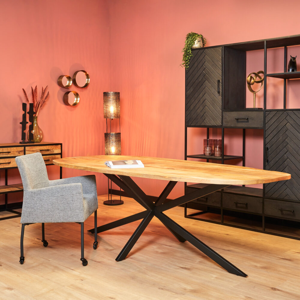 Eettafel Elegance  200 cm | Deens ovaal