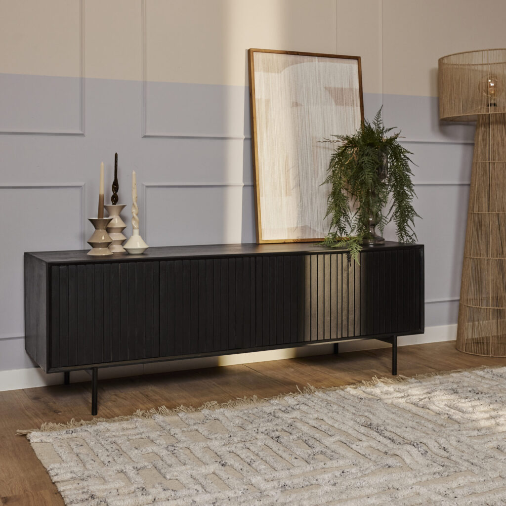 Tv meubel Madison Black | 165 cm