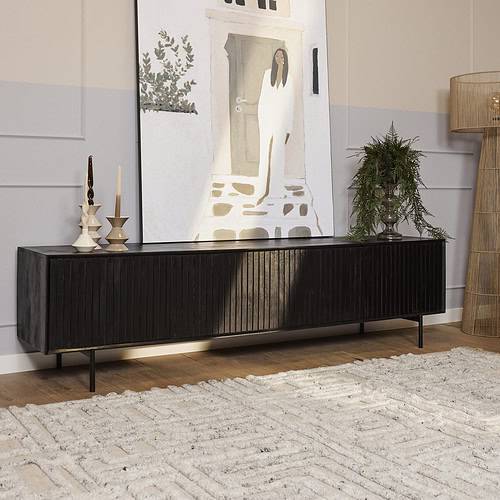Tv meubel Madison Black | 210 cm