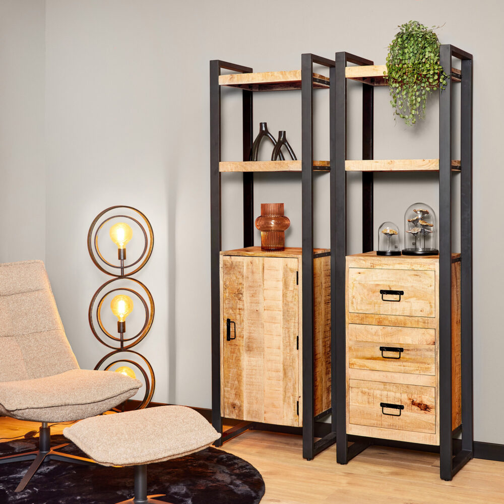 Boekenkast Boaz | 55 cm | deur