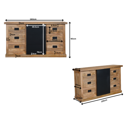 Dressoir Nashville | 160 cm