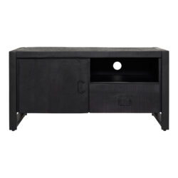 Tv meubel Boaz Black | 150 cm | met deur en lade