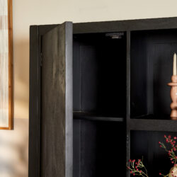 Boekenkast Boaz Black | 150 cm