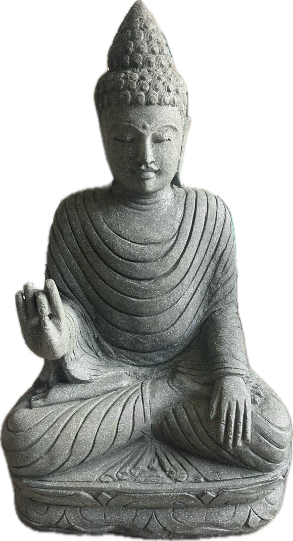 Buddha Beeld Blessing Green Stone 120cm 120cm