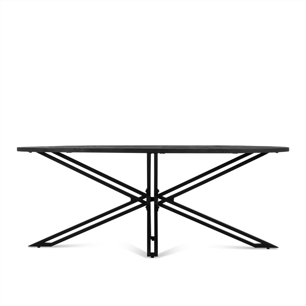 Eettafel Ellips Zwart 180