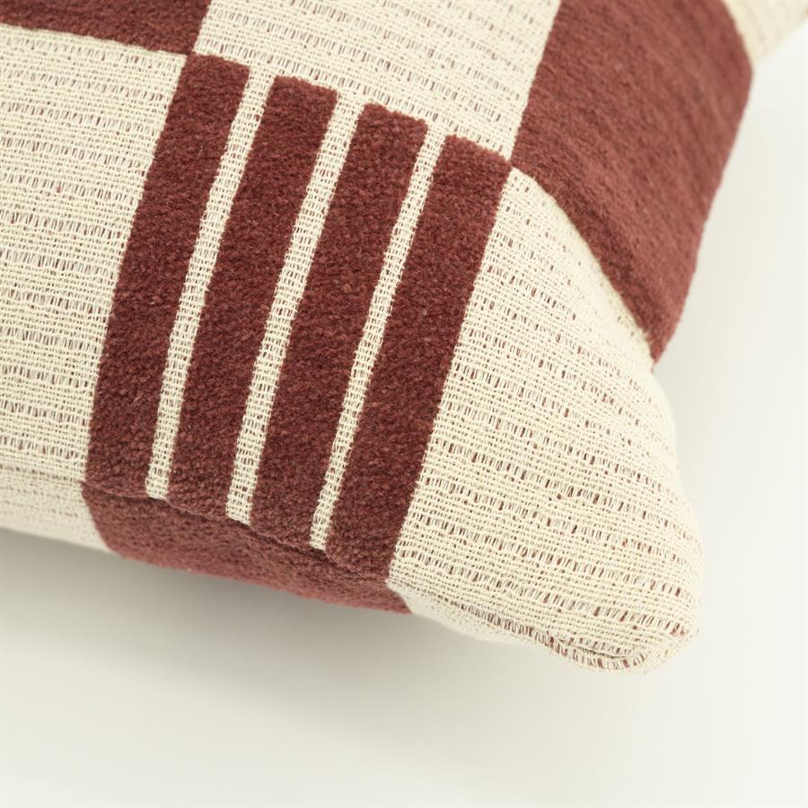Pillow Twist 35×55 cm – burgundy