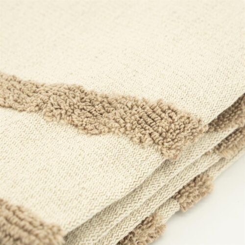 Plaid Majani – taupe