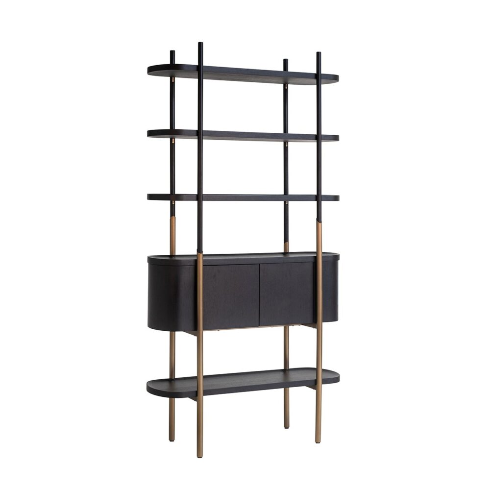 Wandkast Jameson 2-deuren 4-planken (Charcoal)