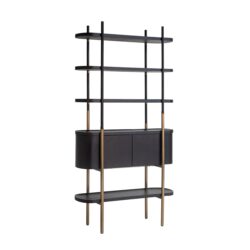 Wandkast Jameson 2-deuren 4-planken (Charcoal)