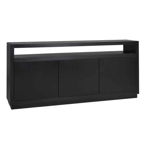 Buffet Oakura à 3 portes (Noir)