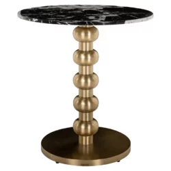 Bistrotafel Witlox 75Ø (Black/gold)