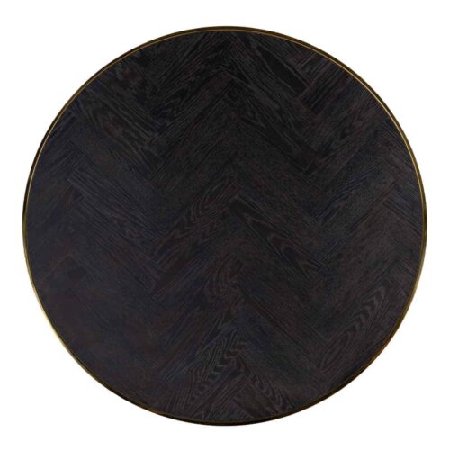Mesa de centro Blackbone oro set de 2 (Negro rústico)