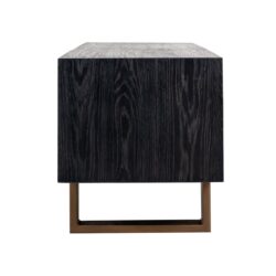 TV-dressoir Hunter 2-laden (Black rustic)