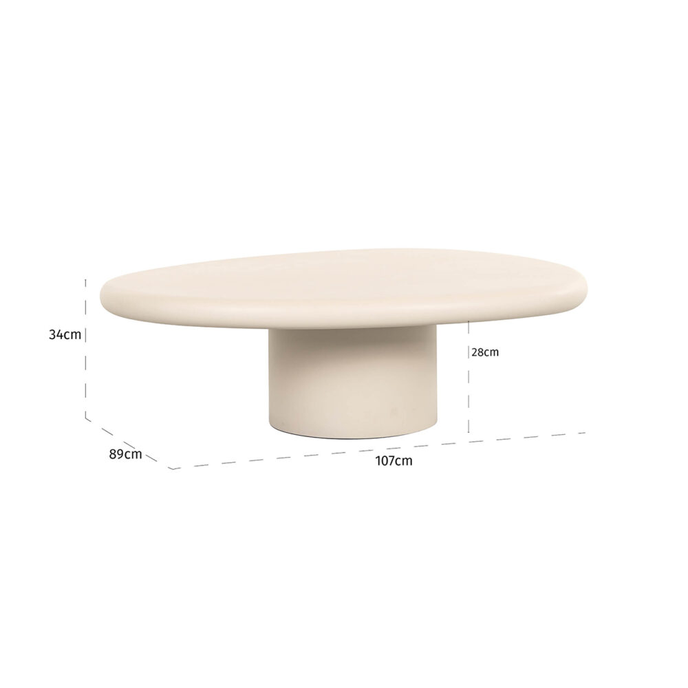 Salontafel Clayton (Beige)