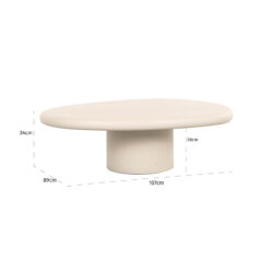 Salontafel Clayton (Beige)
