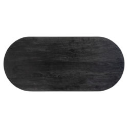 Eettafel Revelin 200 (Black/gold)